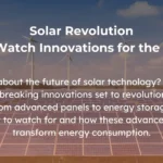 innovation in solar technology