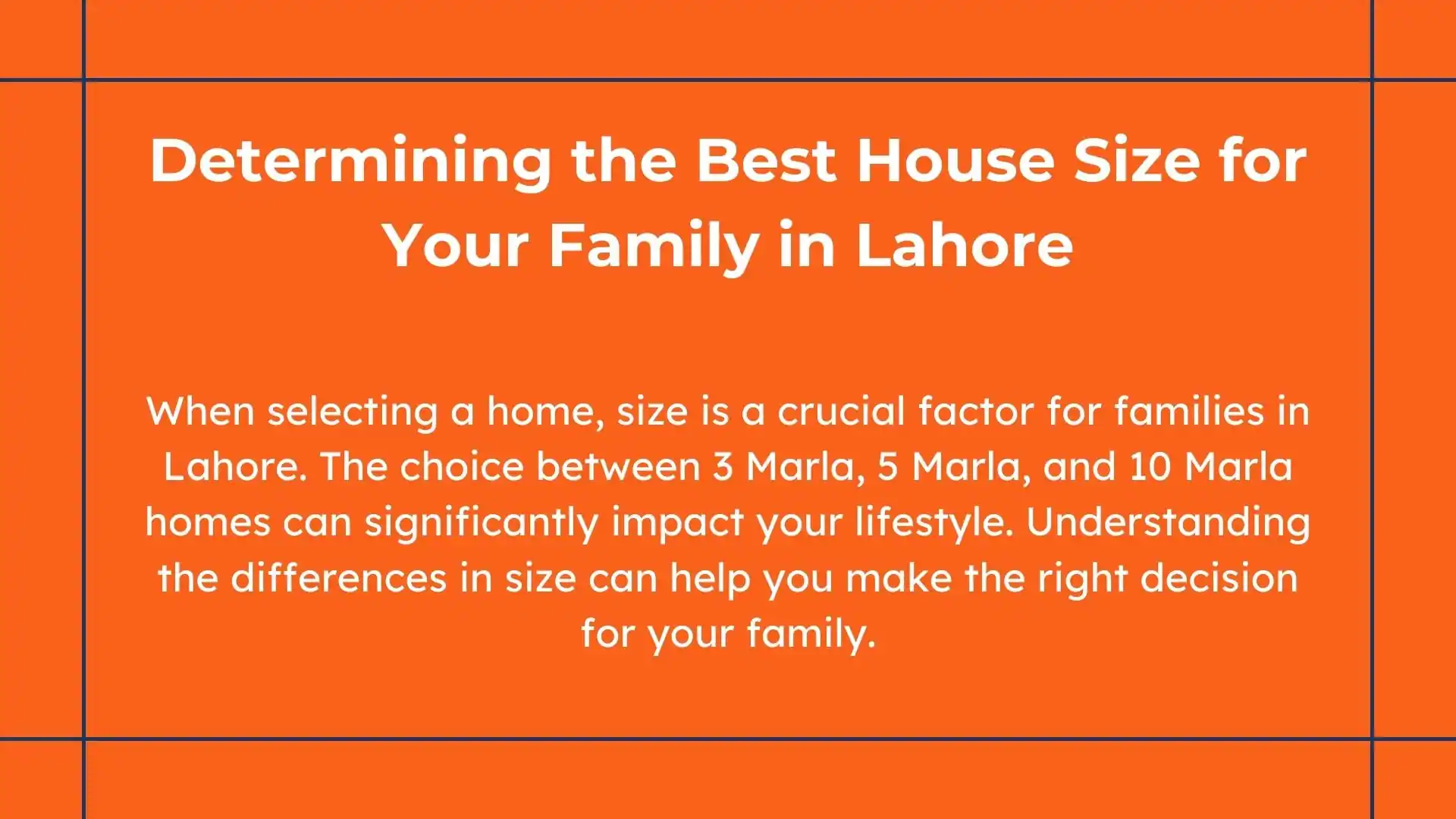 Affordable houses for families Lahore