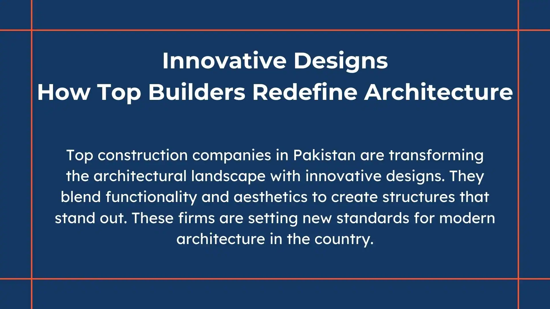 Modern architecture in Pakistan blending traditional designs with contemporary styles.